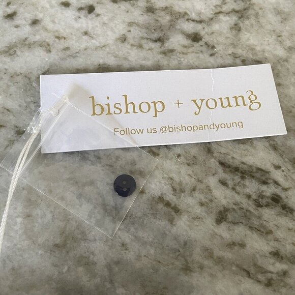 Bishop + Young NWT Hayden Velvet Dress Womens Sz L Blue Shift Knee Length Retro - Picture 6 of 14